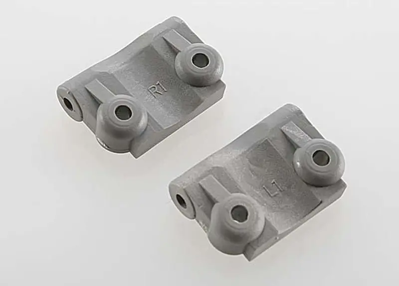 Traxxas Rear Suspension Arm Mounts, +/-1 Degree, Grey, 2798A 1