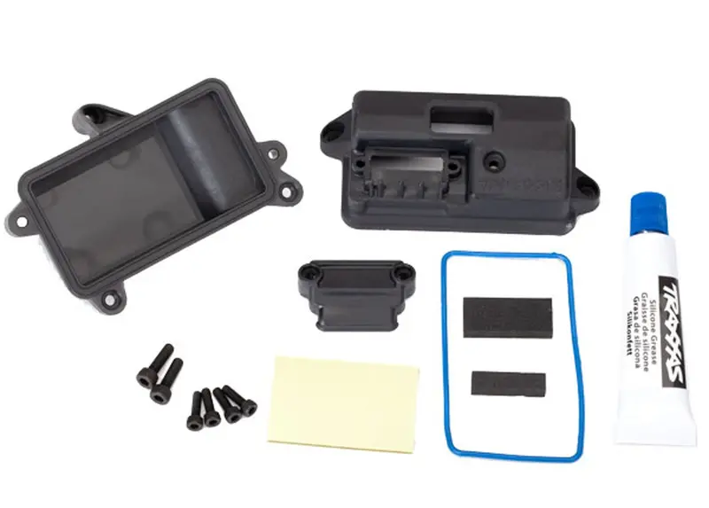 Traxxas Receiver Box, Sealed, Rustler, 6724 1