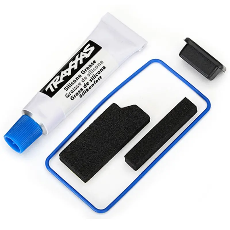 Traxxas Receiver Box, Seals & Silicone Grease, 8225 1