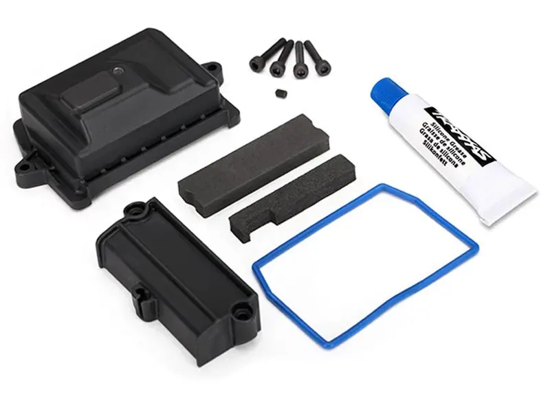 Traxxas Receiver Box W/Grease & Screws, 7724 1
