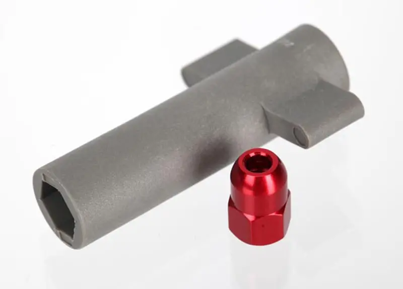 Traxxas Red Antenna Crimp Nut & Antenna Nut Tool, 5526R 1