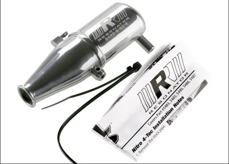 Traxxas Resonator Tuned Pipe, Aluminum, 5490 1
