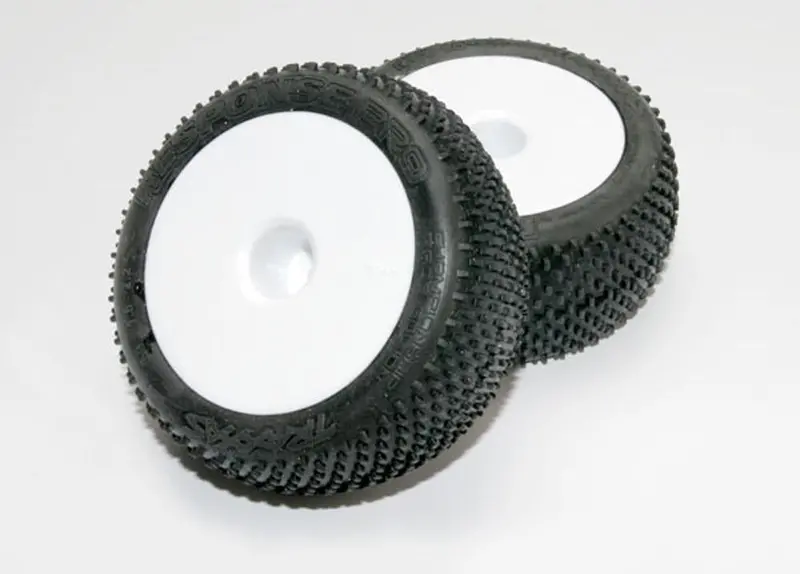 Traxxas Response Pro Tires, Dished Wheels, 2.2", White, 7175 1