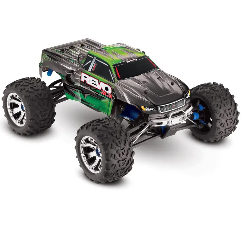 Traxxas Revo 3.3 Nitro 1/10 4Wd Monster Truck, Green, 53097-3 1