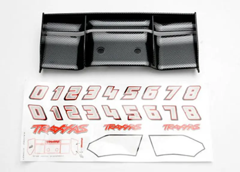 Traxxas Revo 3.3 Rear Wing, Exo-Carbon, 5446G 1