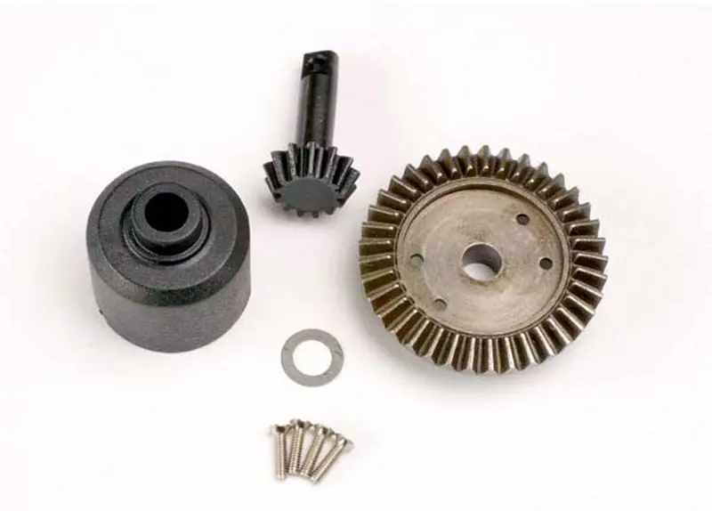 Traxxas Ring Gear 37T, Pinion 13T,, Diff Carrier & Screws, 4981 1