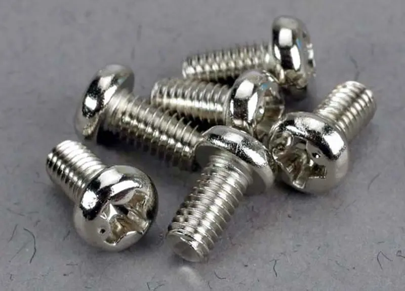 Traxxas Roundhead Machine Screws, 3X6mm, 2558 1