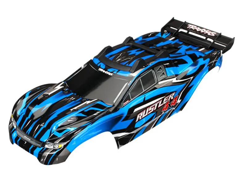 Traxxas Rustler 4X4 Pre-Painted Body, Blue, 6718X 1