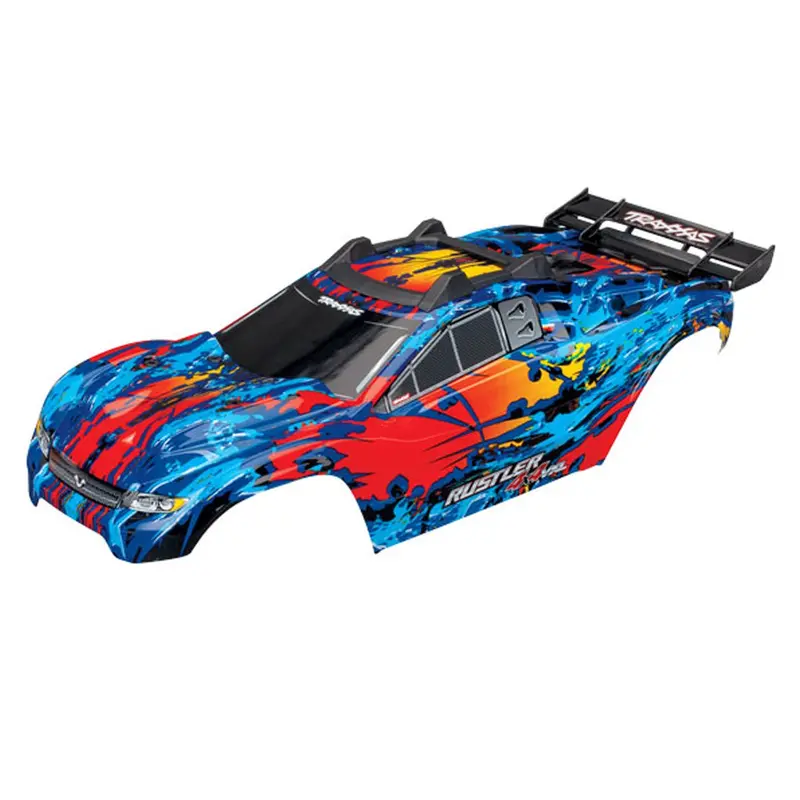 Traxxas Rustler 4X4 Vxl Pre-Painted Body, Red, 6717R 1