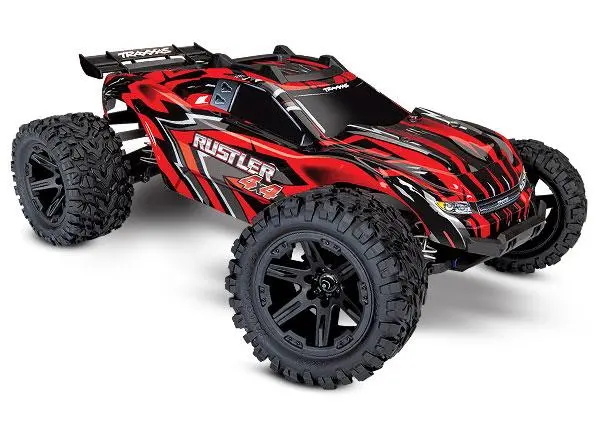 Traxxas Rustler 4X4 Xl-5 Stadium Truck, Red, 67064-1 1