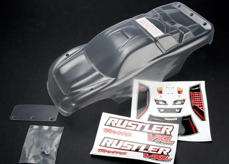 Traxxas Rustler Vxl Body, Clear, 3714 1
