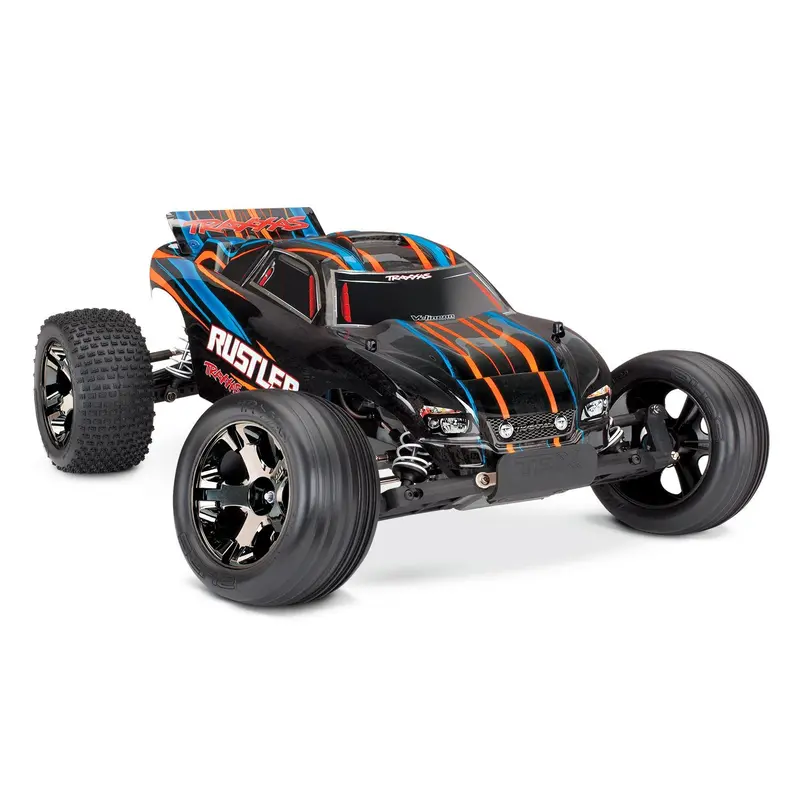 Traxxas Rustler Vxl Brushless 2Wd Stadium Truck, Orange, 37076-4 1