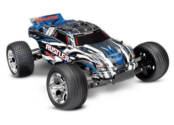Traxxas Rustler Xl-5 1/10 2Wd Stadium Truck Rtr, Blue, 37054-4 1
