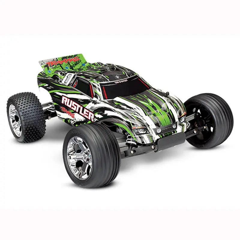 Traxxas Rustler Xl-5 1/10 2Wd Stadium Truck Rtr, Green, 37054-4 1