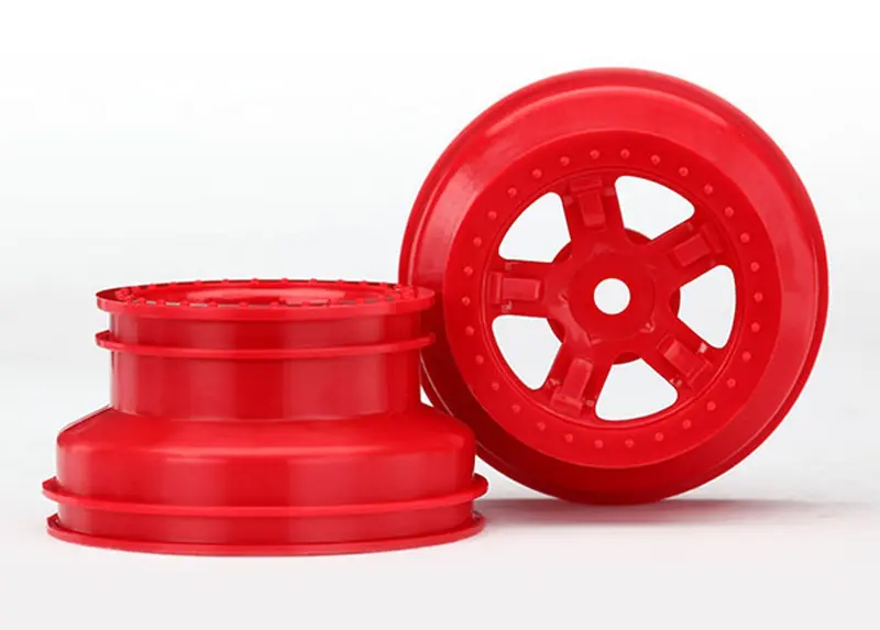Traxxas Sct Beadlock Dual Profile Wheels, Red, 7673R 1