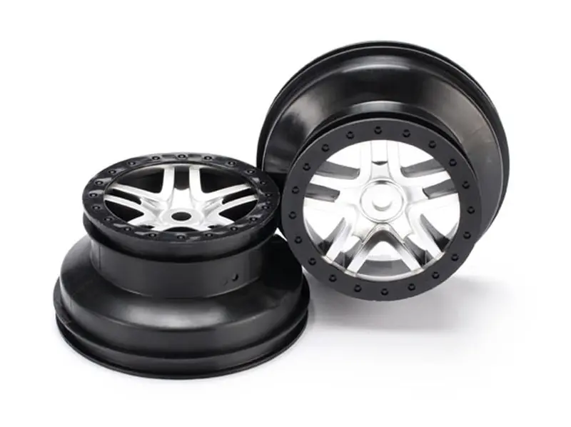 Traxxas Sct Ss Beadlock Style Wheels, Satin Chrome, 5974 1
