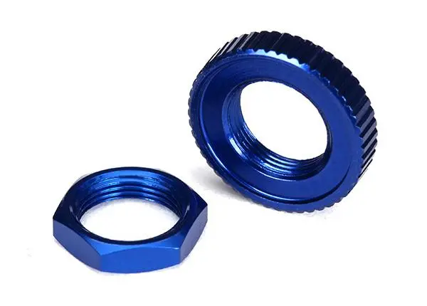 Traxxas Servo Saver Nuts, Aluminum, Blue, 8345 1