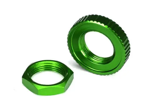 Traxxas Servo Saver Nuts, Aluminum, Green, 8345G 1