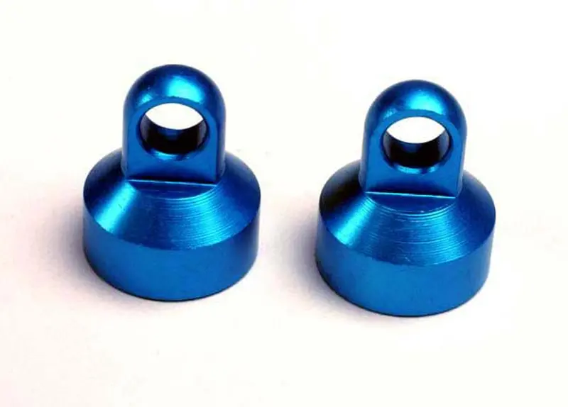 Traxxas Shock Caps, Aluminum, Blue, 2760 1