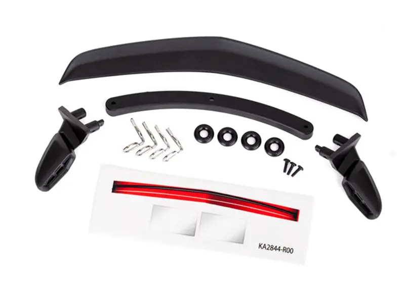 Traxxas Side Mirror & Spoiler Set, 4-Tec, 8392 1