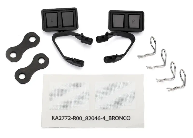 Traxxas Side Mirrors, Black Trx-4, 8073 1