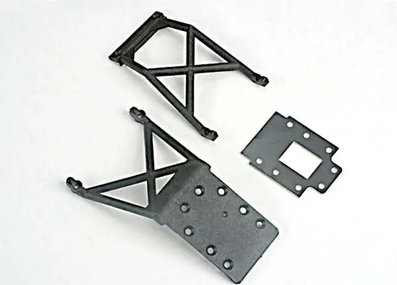 Traxxas Skid Plates & Fiberglass Tranny Spacer Plate, 4133 1