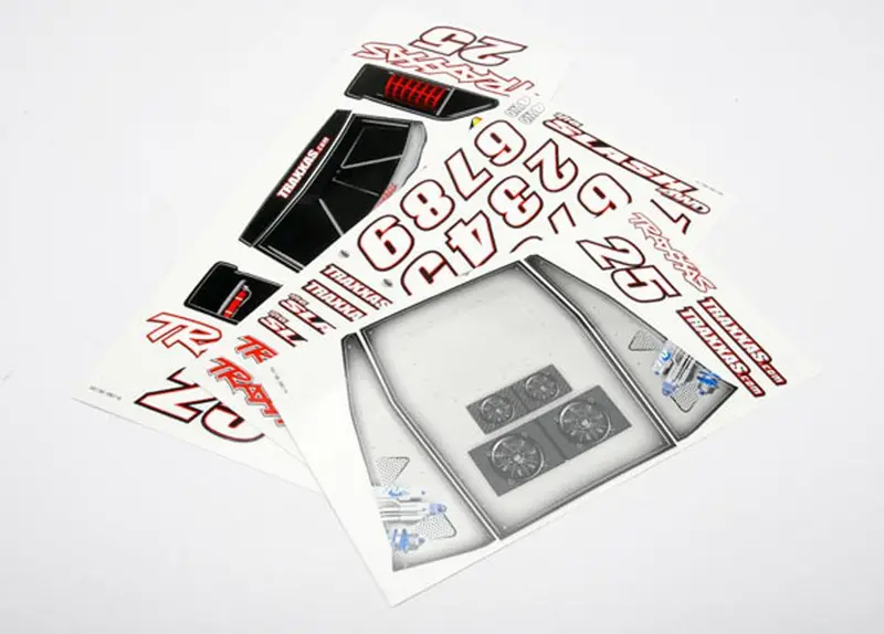 Traxxas Slash 1/16 Decal Sheets, 7013 1