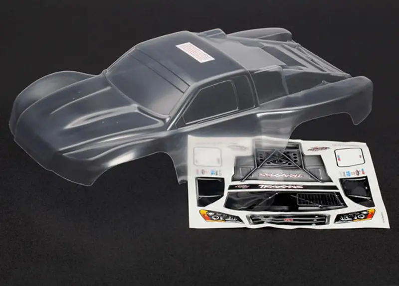 Traxxas Slash 4X4 Body, Clear & Decals, 6811 1