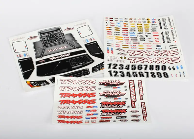 Traxxas Slash 4X4 Decal Sheet, 6813 1