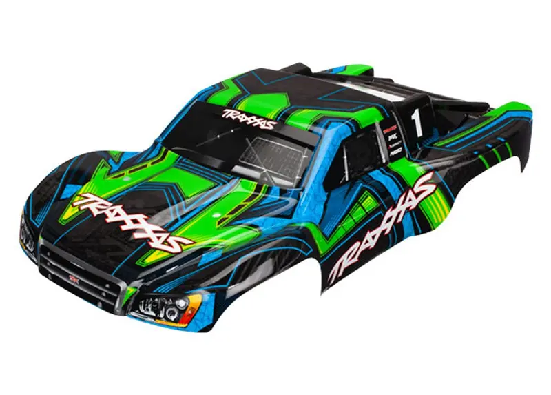 Traxxas Slash 4X4 Ultimate Body, Green & Blue, 6844X 1
