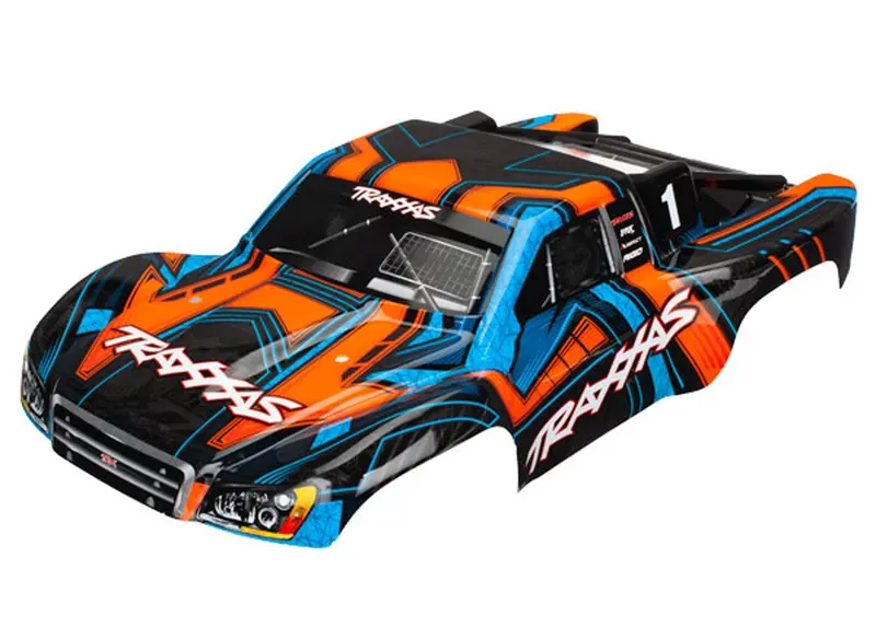 Traxxas Slash 4X4 Ultimate Body, Orange & Blue, 6844 1
