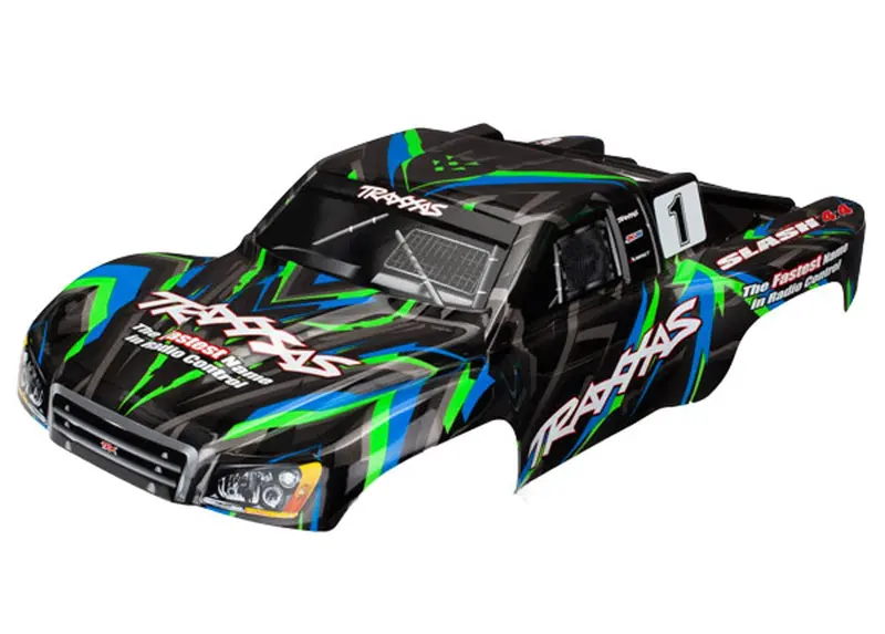 Traxxas Slash / Slash 4X4 Body, Green, 6816G 1