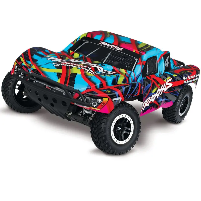 Traxxas Slash Vxl 1/10 2Wd Sct Rtr, Tsm, Hawaiian, 58076-4 1