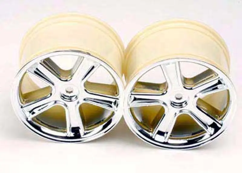 Traxxas Sport 3.2" Wheels, Mirror Chrome, 3972X 1