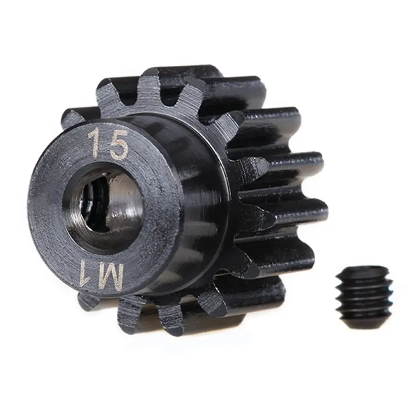 Traxxas Steel Pinion Gear, 1.0 Metric Pitch, 15T, 6487R 1