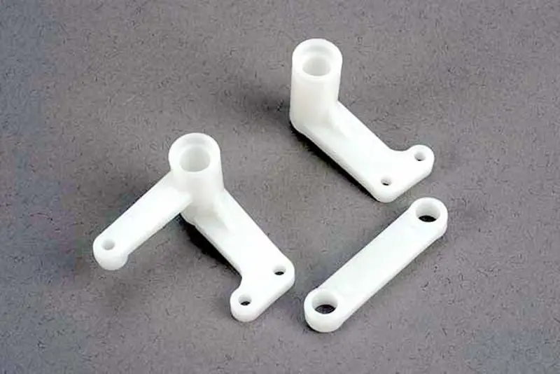 Traxxas Steering Bellcranks, Drag Link, White, 3743 1