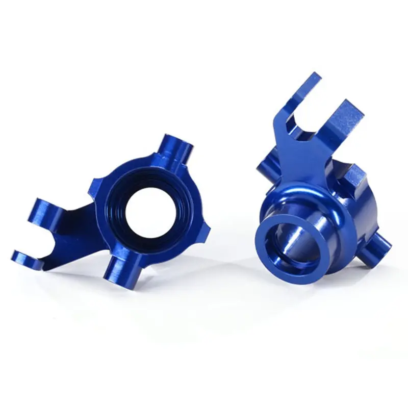 Traxxas Steering Blocks, Aluminum, Blue, 8937X 1