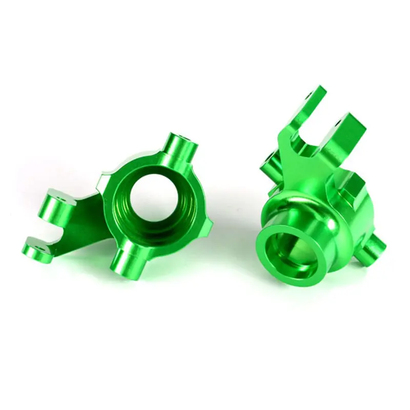 Traxxas Steering Blocks, Aluminum, Green, 8937G 1