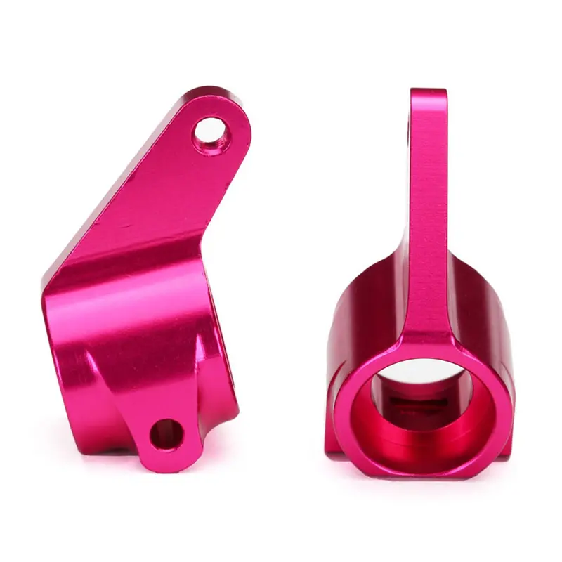 Traxxas Steering Blocks, Aluminum, Pink, 3636P 1