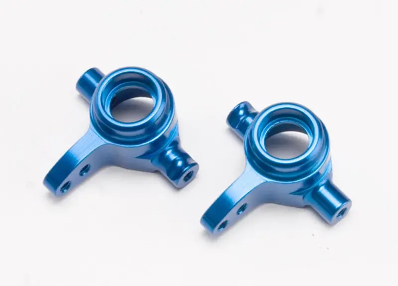Traxxas Steering Blocks, Left & Right, Aluminum, Blue, 6837X 1