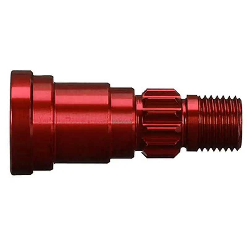 Traxxas Stub Axle, Aluminum, Red, 7768R 1