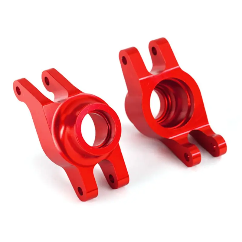 Traxxas Stub Axle Carriers, Aluminum, Red, 8952R 1