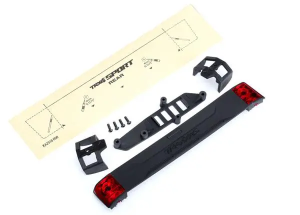 Traxxas Tailgate Retainers/Mount/Lens, Trx-4, 8117 1