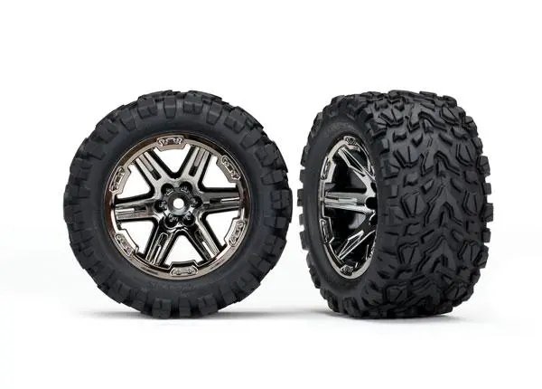 Traxxas Talon Extreme Tires, Rxt Wheels, Black Chrome, 6773X 1