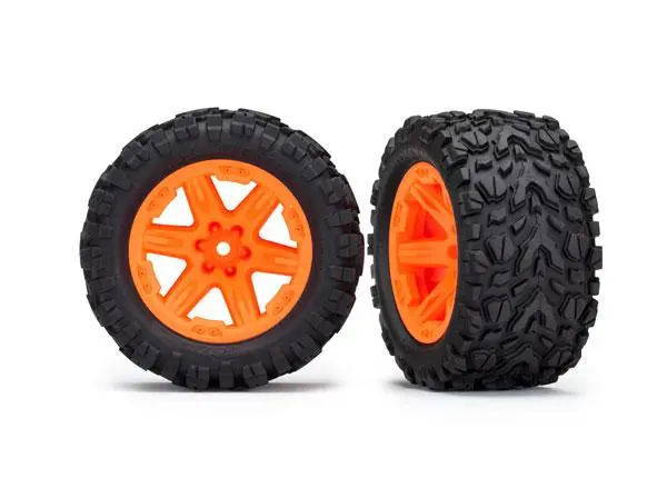 Traxxas Talon Extreme Tires, Rxt Wheels, Orange, 6773A 1