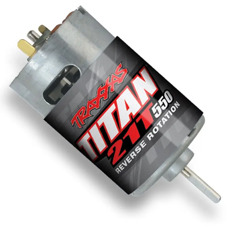 Traxxas Titan 21T Reverse Rotation Brushed 550 Motor, 3975R 1