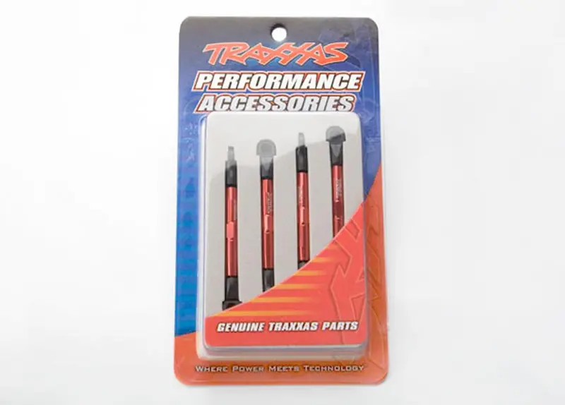 Traxxas Toe Links, Aluminum, Red, 7038X 1
