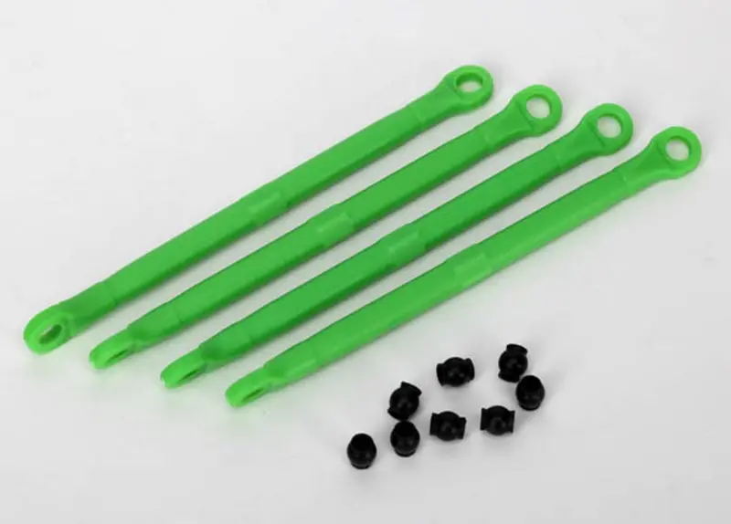 Traxxas Toe Links & Hollow Balls, Composite, Green, 7138G 1