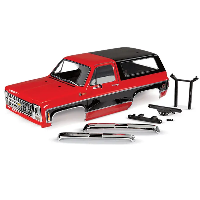 Traxxas Trx-4 1979 Chevrolet Blazer Body, Complete, Red, 8130R 1