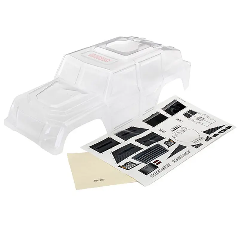 Traxxas Trx-4 Tactical Unit Body, Clear, 8211 1